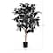 3ft. Artificial Halloween Black Ficus Tree with Natural Trunk